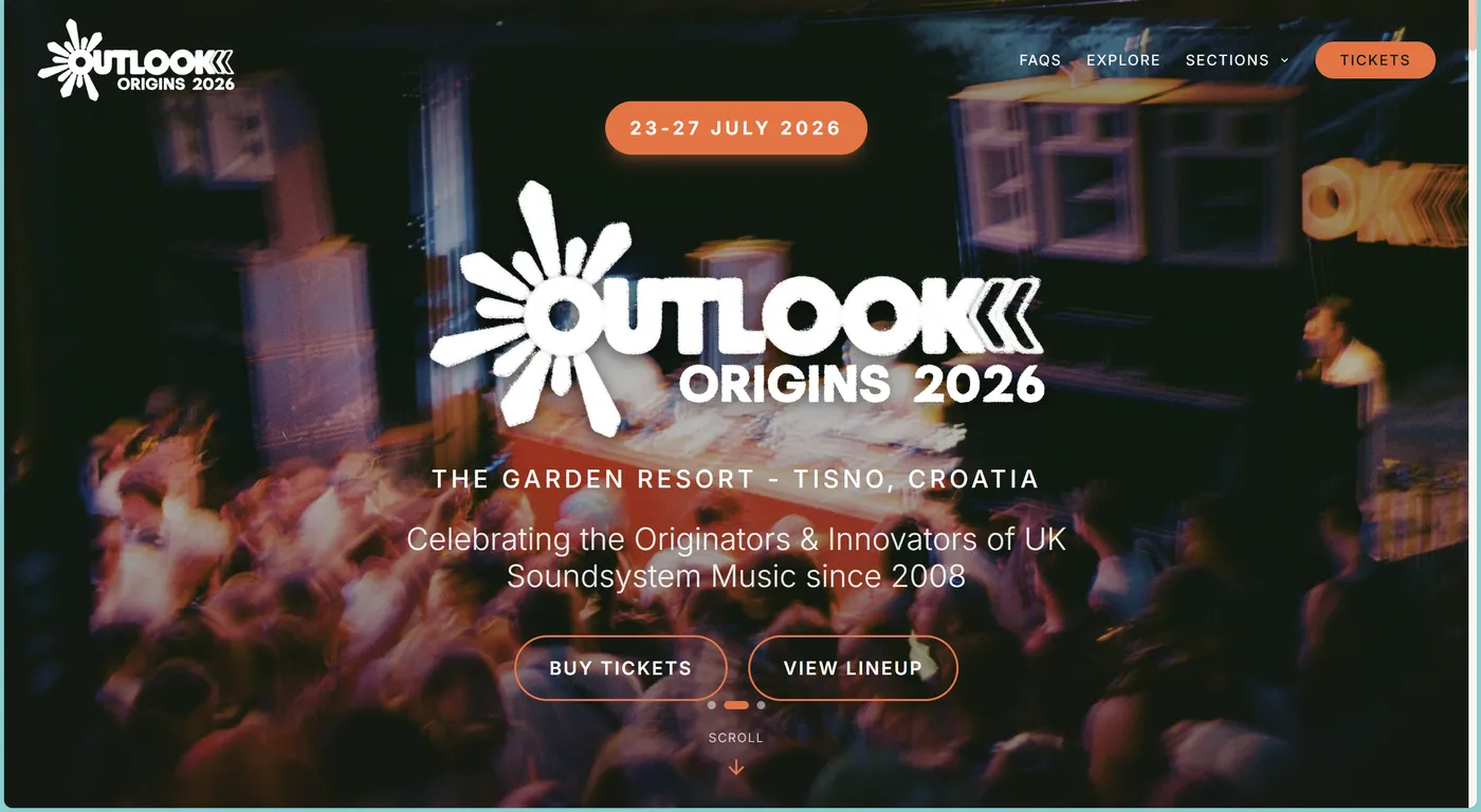 Outlook Festival, screenshot
