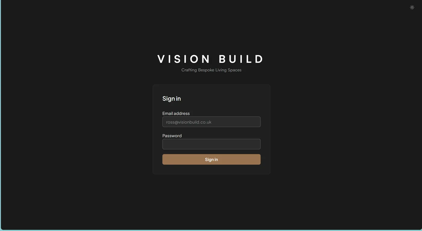 VisionBuild, screenshot