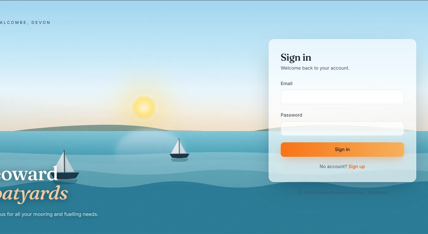 Yeoward Boatyards, screenshot